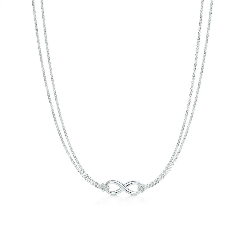 TIFFANY’s Infinity Double Necklace Sterling Silver